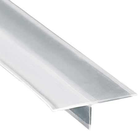 Joint de douche 1 à 3 m - Transparent - Pour paroi de douche, baignoire, cabine de douche en verre de 0 à 15 mm - Déflecteur d'eau - Protection contre les éclaboussures - 3 m