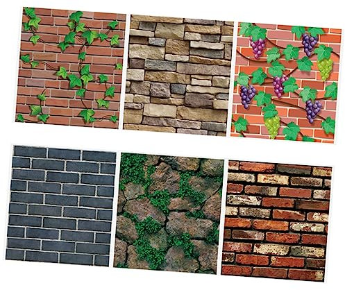 Panneaux En Fausse En Pierre Extérieure Décor d Autocollant Mural Fond Autocollants Muraux En Pvc Peintures Décor Dautocollant Mural Autocollants Muraux En Brique Bande Appliqué
