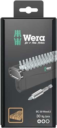 Wera 05057438001 Bit-Check 30 Wood 2 SB, 30-teilig