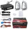 LYEAA PKE Car Alarm System with Keyless Entry, Remote Start Engine Ignition, One-Button Start for 12V Vehicles