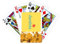no/no Indy I Love You Affection Language Simple Gold Playing Card Classic Game