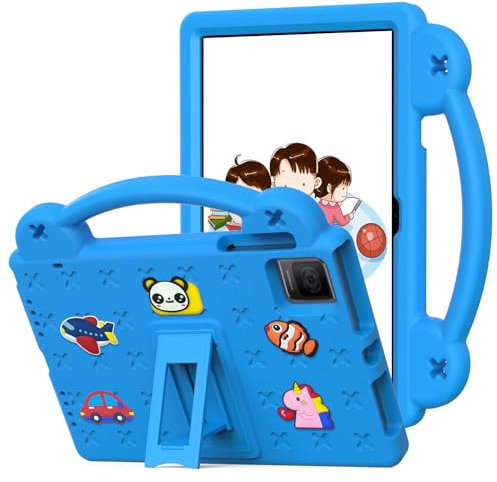 Funda con asa para TCL Tab 10 Gen2 (2ª generación), espuma EVA resistente a prueba de golpes, funda a prueba de golpes, funda a prueba de niños con soporte