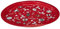 Plateau de Service Noël Magique 32cm Rouge