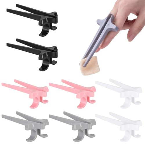 KOQAIIZ 8 Stück Fingerstäbchen für Gamer, Fingerstäbchen für faule Finger Chopsticks,essen beim Zocken Hand-Free Snack-Finger-Essstäbchen, Für Gaming-Snack-essstäbchen