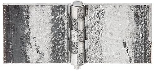 Alberts 860219 Bisagra, Ancha, para soldar, Acero, crudo, 50 x 120 mm, Juego de 10