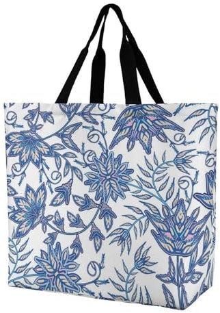 VYJLOO Paisley Orientalisch Damen Shopper Handtasche Schultertasche Umhängetaschen Tragetasche 40x16x40cm