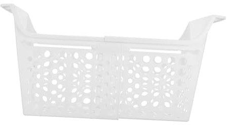 COLLBATH Panier De Congélation Extensible Réglable En Plastique, Petit Modèle, Bac De Rangement Pour Congélateur Coffre, Organiseur Pour Stockage Alimentaire, Trous De Drainage, Usage La Cuisine