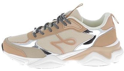 dresco Damen Arya Freizeitschuhe, Sneaker, Nude Multi, 37 EU