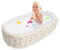 Bañera para bebé,Bañera inflable para bebés con bomba de aire incorporada,Bañera portátil plegable para niños,90×55 cm,Bañera de bebé 0-5 años,Bañera de ducha de viaje para bebés