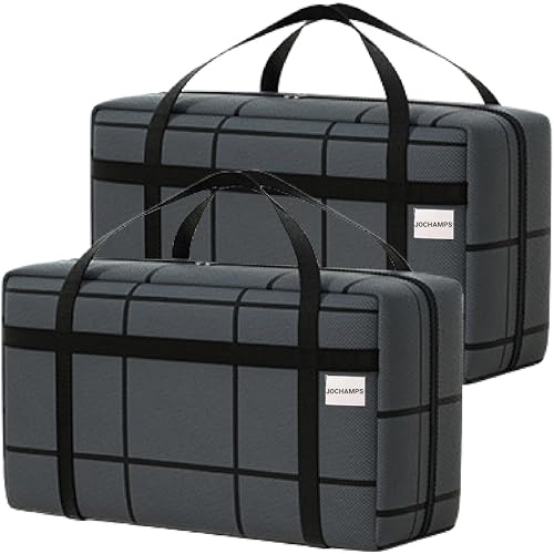 2-Pack Extra Large Moving Bags 180L Heavy Duty Clothes Storage Bags Thickened Waterproof Moving Boxes Totes for Home Shifting Camping
