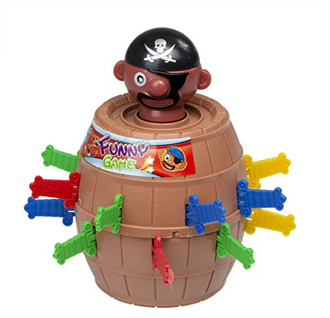 ikonka, Der verrückte Pirat, Spiel, Geschicklichkeitsspiel, für Kinder, Familienspiel, Partyspiel, Plastik, für Mädchen & Jungen, Geschenk