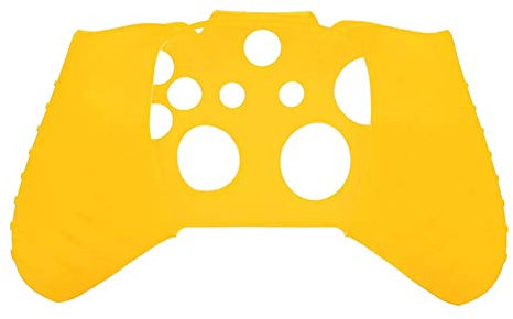 C-FUNN Housse De Protection en Silicone Souple pour Manette De Jeu pour Manette Xbox One X - Jaune