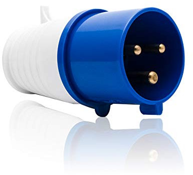 Prise industrielle bleue à 3 broches IP44 16A/32A 240V Prises de rechange pour caravane de camping industrielle
