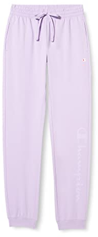 Champion Damen Legacy American Classics Big Logo Rib Cuff Trainingshose, Lavanda, S