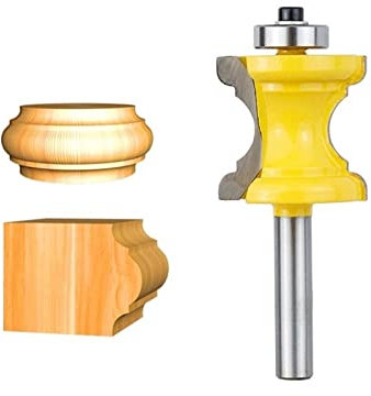 KEEBI 1pcs Möbelverkleidung & Formrouter Bit 8mm Shank Bullnose Router Bits Line Messer Holzfräsenschneider for Holzbearbeitungswerkzeug