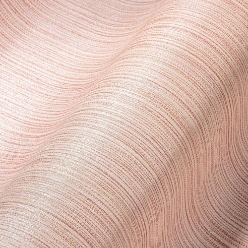 A.S. Création Tapete Rosa Beige THE BOS 388201 Vliestapete Struktur 10,05 m x 0,53 m Made in Germany
