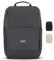 LARKSON Laptop Rucksack Herren & Damen Grau - Niklas - Notebook Backpack für Business Arbeit Uni - 16 Zoll Laptoprucksack für Reise Handgepäck - Wasserabweisend