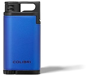 Colibri Belmont Sturmfeuerzeug - Windbeständig - Große Einstellrad - Jet Feuerzeug Mit Einzel Jetflamme - Metallkonstruktion - Gas Nachfüllbar (Nicht Im Lieferumfang Enthalten) - Elegante Geschenkbox