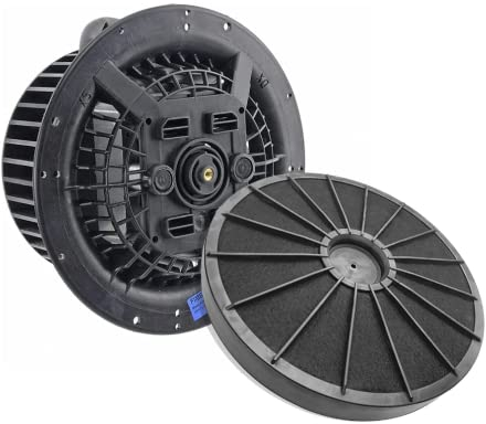 FIGEVIDA Motore Universale per Cappa Aspirante Faber Turboair 3 Velocità 135W 230V 50Hz Mod. K271896F Senso Orario RH Direzionale Ø 140/185 mm 41CU150 + FILTRO CARBONI ATTIVI LAK130