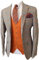 Ulnomio Hommes Manteau de Smoking de Loisir Formel à Revers cranté Veste de Costume Pied-de-Poule