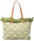 CORIOS Damen Canvas Handtasche Böhmische Tote Beutel Sommer Strand Tasche Quasten Schultertasche Große Henkeltaschen Bunte Gestrickte Tasche für Reise Urlaub Strand Täglicher Gebrauch Hellgrün
