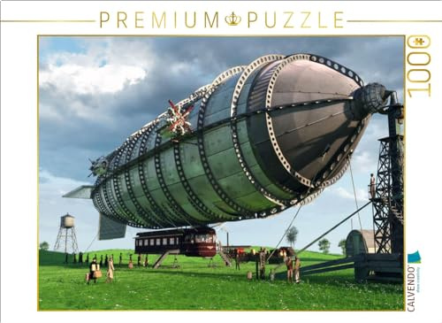 CALVENDO Puzzle Auf dem Flugfeld | 1000 Teile Lege-Größe 64 x 48 cm Foto-Puzzle für glückliche Stunden