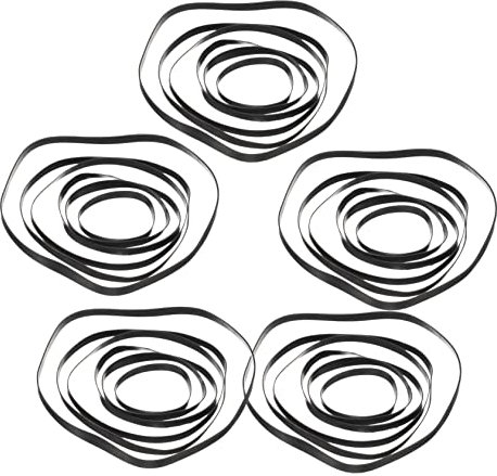 BESTonZON Kassettenantriebsriemen Gummi 50 Stück Ersatzriemen Für Kassettenspieler Recorder DVD Laufwerk Kompatibel Mit Tonbandgeräten Und Kassettenrekordern