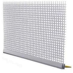 Profilo in pvc con rete in fibra di vetro per finestre e porte ø 6mm l 2,4 metri, 5 pz