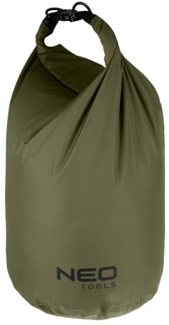 NEO TOOLS wasserdichte Tasche 10L aus Nylon, PU-Wasserbeständigkeit 3000 mm - mit Einer Schnalle verschlossen - maximale Höhe 40 cm, Durchmesser 20 cm - für Kajakfahren, Schwimmen, Angeln
