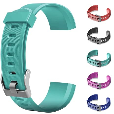 CXINLky cinturini di ricambio, cinturini per orologi in silicone per smartwatch ID115Plus HR ID15Plus HR, cinturini regolabili, colorati per smartwatch ID115Plus HR, Silicone
