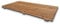 SUNWOOD Pedana doccia 100x60 cm in legno Thermo-Wood interno/esterno, con piedini antiscivolo