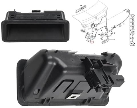 Kofferraum Türschloss Für E60 E61 E90 E91 E92 E93 E70 E88 E71 E72 E84 1 3 5 Serie X1 X3 X5 X6 Hinten Tür Schalter Stamm Griff 7118158 51247118158 Heckklappenschlo