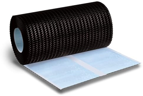 HAUSA Kaminanschlussband 3D schwarz (RAL 9005) Wandanschlussband FLEXFORM 300mmx5m Dachabdichtung selbstklebend Anschlussband Kaminanschluss Kaminband Dach Wand Gaube Schornstein Butylband