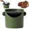 Coffee Knock Box with Removable Metal Knock Bar & Non-Slip Base, Coffee Grind Bin Knock Out Box, Coffee Grounds Container, Espresso Grounds Bin Knock Box