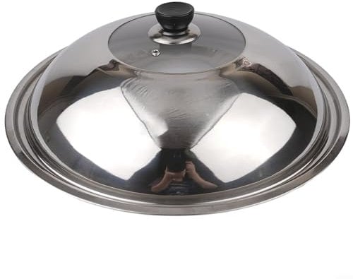 Protect Your Hands with 40CM Heat Resistant Glass Lid for Casserole Pans