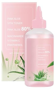 Aloe Soothing Toner,100ml Beruhigende Haut Face Tonic mit Bio-Aloe Vera Vitaminc C,Niacinamide 2% Gesichtswasser für normale Haut, Mischhaut und unreine Haut (100ml)