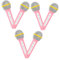 Alasum 6pcs Fake Microphone Boys and Girls Microphone Toys Simulated Boys and Girls Party Favors for Pretend Play