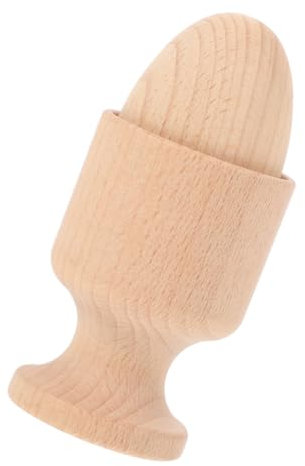 Vaguelly 1 Jeu coquetier en Bois Jouets Enfants Toys Jouets D'éVeil bébé Jeux Toys Oeuf et coquetier de Pratique des compétences Oeuf en Bois