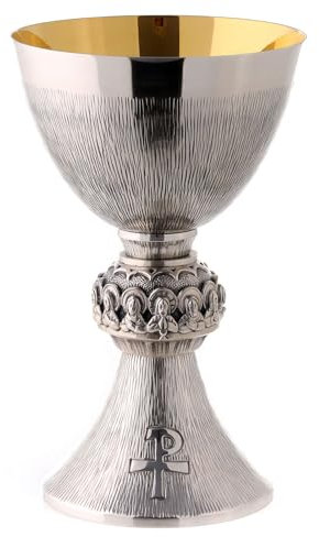 Holyart Kelch Ziborium und Patene Molina letzte Abenmahl Silber 925, Patene
