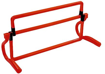 DINHEAROM Hurdles da Allenamento Rimovibili per Agilità nel Calcio Ostacoli per Esercizi Fitness Attrezzatura per Allenamento Sportivo Rosso