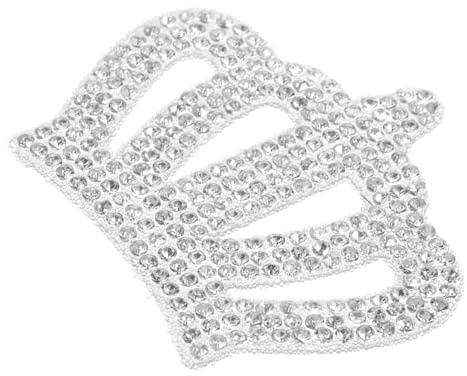 QUMIIRITY Autocollant Décoratif Couronne En Strass 3d En Cristal Compact Auto-adhésif Pour Voiture Femmes Décoration Voiture Stickers Brillants Multifonction