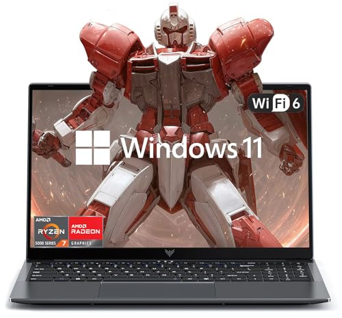 ACEMAGIC LX15PRO AMD - Computer portatile con display FHD da 15,6 pollici, processore AMD Ryzen 7 5700U fino a 4,3 GHz, 16 GB RAM DDR4 512 GB SSD notebook con tastiera numerica