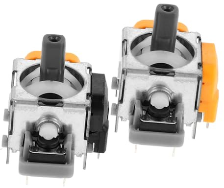 Ciieeo 2 Stück Joystick Ersatz für Controller Teiliges Hochpräziser Einstellbarer Hall Joystick mit Langlebigem Mechanismus Kompatibel für Gaming mit Präziser Steuerung