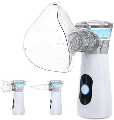 Inhalationsgerät,Tragbares Inhalator Für Kinder Und Erwachsene,Vernebler Inhaliergerät,Bei Erkältung,Asthma Und Anderen Atemwegserkrankungen