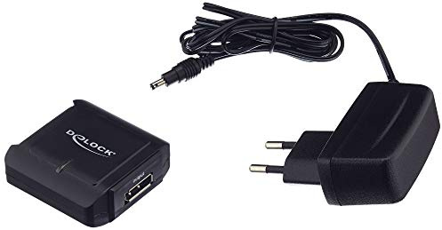 Delock 11464 DISPLAYPORT 1.2 Repeater 4K 60HZ, EXTENSIÃ“N GRÁFICA Negro