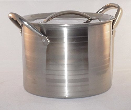 Cookspace (TM) Brushed Stainless Steel Stockpot (Medium)