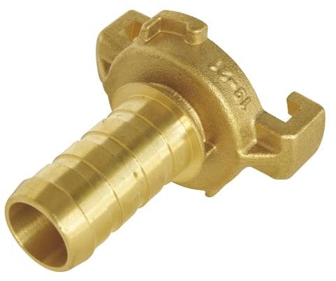SOMATHERM FOR YOU, Raccord express cannelé pour tuyau Ø9mm - Corps en laiton durable, joint intégré pour étanchéité, connexion rapide à robinet, idéal pour arrosage efficace