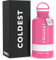 Coldest Insulated Water Bottle with Handle Lid | Leak Proof, Insulated Modern Stainless Steel, Triple Walled, Sport Thermos Bottles, Metal Flask | 64oz