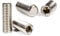 4mm Grub Screws for Spindle Door Handles Knobs Stainless Steel Flat Point (Pack of 2)