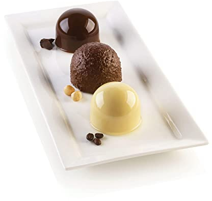 Silikomart | Stampo in Silicone per Monoporzioni PUFF, Antiaderente, 8 Cavità, Confezione da 10 Stampi per Dolci, Ø 62 h 52 mm Volume 8 x 125 ml Tot. 1000 ml